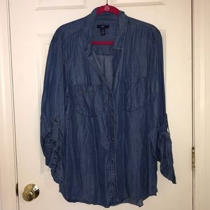 Chambray button down